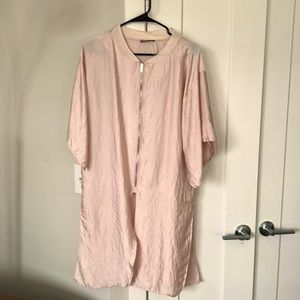 Nice satin material made to got loose hangout garment from Zara